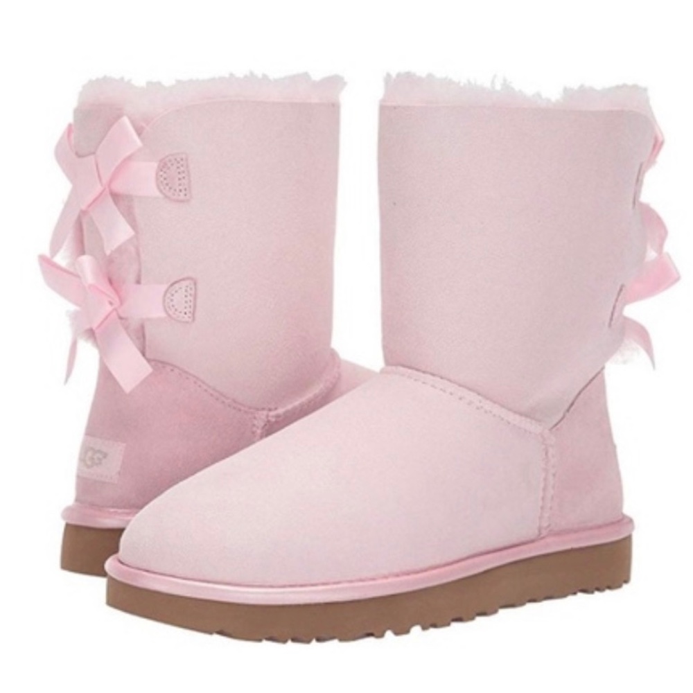 Pink Bailey Bow Ugg Boot